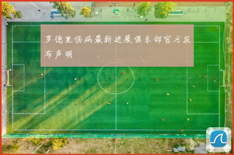 罗德里伤病最新进展俱乐部官方发布声明